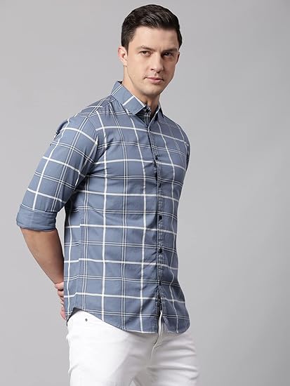  Men's Cotton Slim Fit Shirt